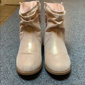 Pretty pink girls boots